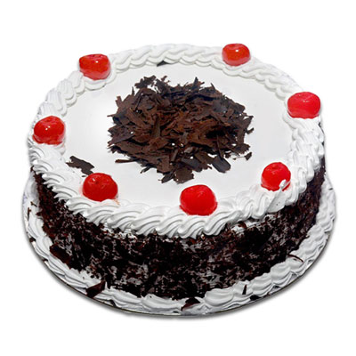 "Round shape black forest cake - 1kg - Click here to View more details about this Product